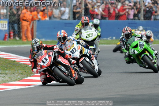 2008-05-11 Monza 1607 Superbike - Race 1 - Troy Corser - Yamaha YZF-R1